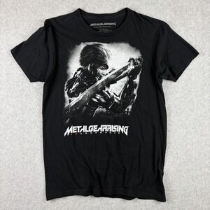 Metal Gear Rising Revengeance T Shirt Mens Large Black Gamestop Video Game Promo